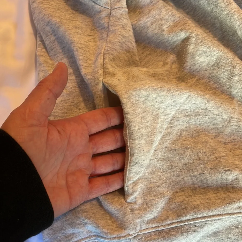 VS PINK Heather grey zip hoodie size SM - Picture 5 of 6